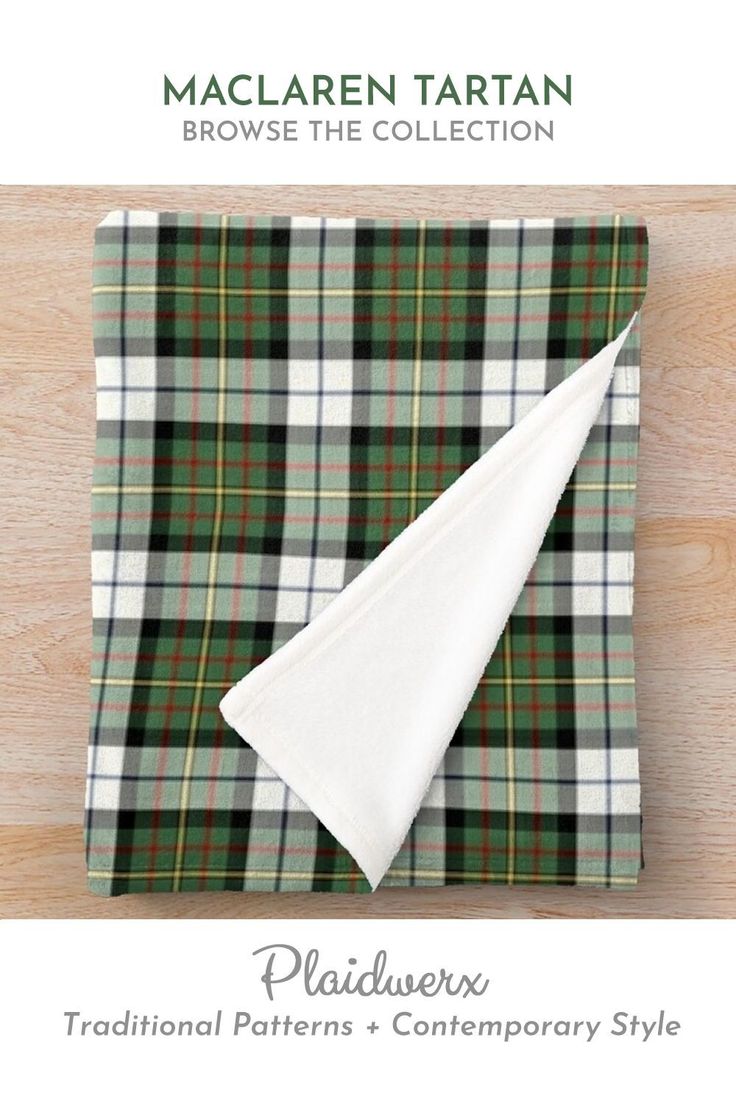 Fleece throw blanket in the formal dress tartan of Clan MacLaren, from the MacLaren Collection at Plaidwerx. Formal Dress Patterns, Irish Tartan, Tartan Blanket, Scottish Plaid, Christmas Plaid, Plaid Blanket, Tartan Dress, Paper Coaster, Red Accents