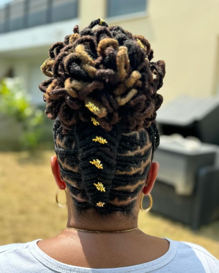 25 Impressive Flat Twist Loc Styles For A Unique Look Loc Pedals On Short Locs, Criss Cross Barrel Twist Locs, Retwist Styles For Women, Flat Twist Locs, Classy Loc Styles, Barrel Twist Locs, Loc Retwist Styles, Loc Retwist Styles For Women, Twist Loc Styles