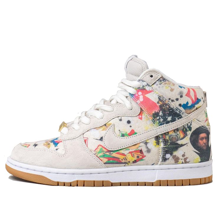 Nike SB Dunk High OG QS x Supreme 'Rammellzee' FD8779-100 Cultura Hip Hop, Nike Skateboarding, Nike Sb Dunk High, Sb Dunk High, Sneakers Collection, Dunks Nike, Jordan 2, Nike Sb Dunk, Dunk High