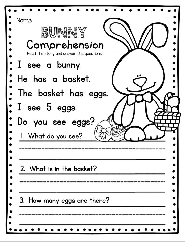 an easter bunny worksheet for kids to learn how to write and read it