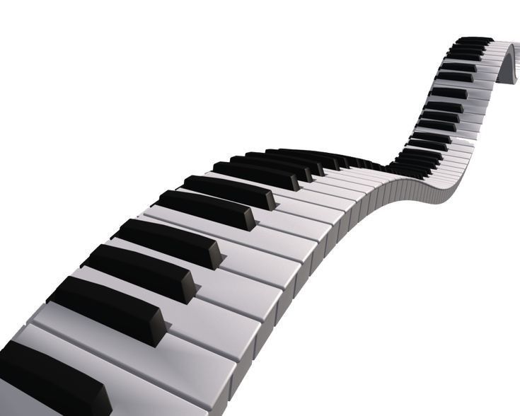 an image of a piano that is in the shape of a long strip of keyboard keys