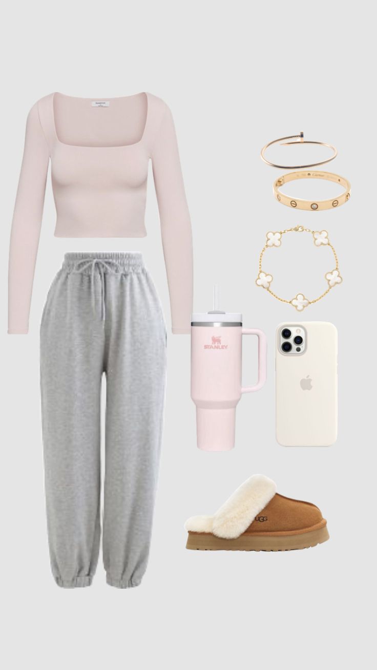 Comfy Outfits For Home, Cold Day Outfit, Lululemon Pink, Casual Preppy Outfits, Trendy Outfits For Teens, Cute Lazy Day Outfits, Lazy Day Outfits, Cute Preppy Outfits, Easy Trendy Outfits