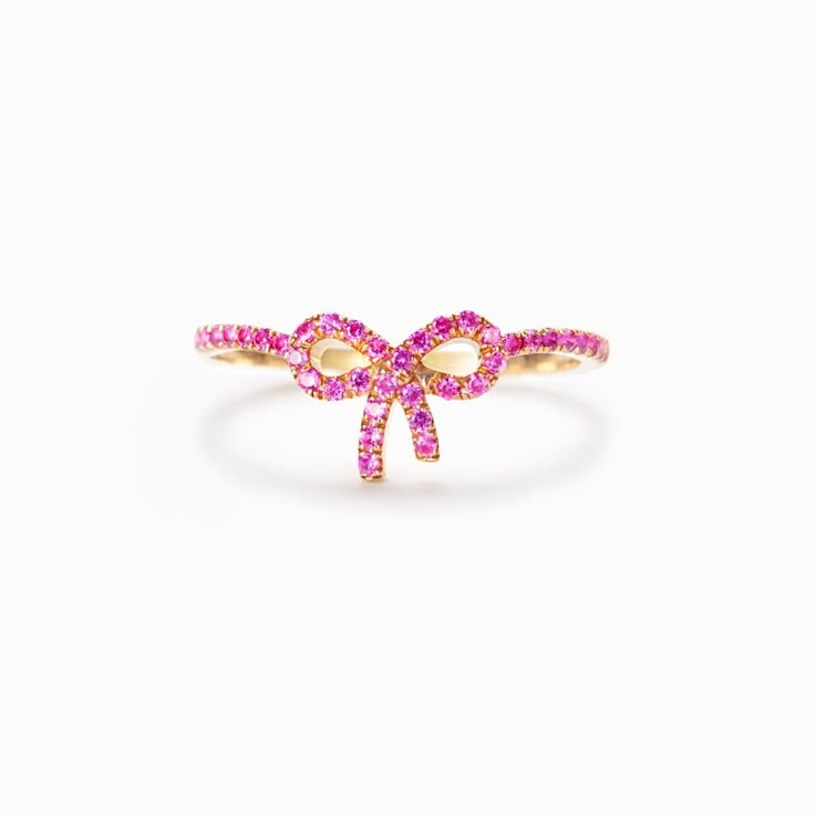 Ribbon Ring, Bow Ring, Inspirational Jewelry, Jewelry Lookbook, Dream Jewelry, Jewelry Inspo, 925 Silver Rings, Pink Ribbon, Pink Bow