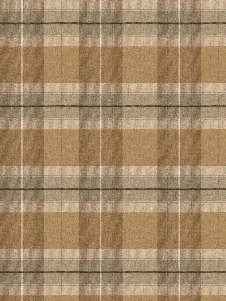 a brown and tan plaid fabric