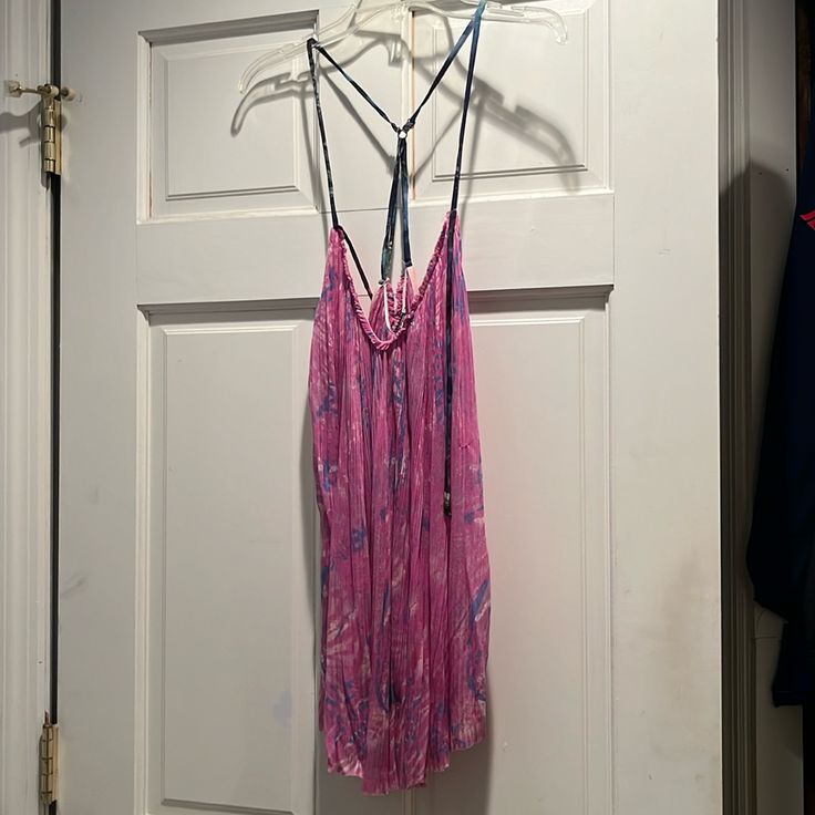 Nwt Free People Cami/Tank Top. Pink Combo Size Xs But Fits Probably Up To A Large. Pink/Blue/White Pink Camisole For Spring Vacation, Pink Camisole For Vacation And Spring Season, Pink Sleeveless Camisole For Beach, Pink Camisole Tank Top For Summer, Pink Tank Top For Spring Vacation, Spring Vacation Pink Tank Top, Pink Racerback Tank Top For Loungewear, Pink Tank Top For Vacation, Pink Cami Camisole For Vacation