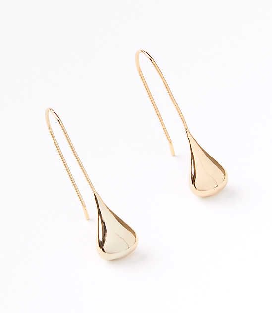 These artfully designed pull-through earrings make a modern statement. Goldtone finish.,Imported:Imported Loft Pull Through Drop Earrings Goldtone Women's by Loft Size Regular - One Size Goldtone Women's Earrings, Jewelry Modern Drop Earrings With Ear Wire, Modern Linear Drop Earrings, Modern Drop Earrings With Lever Back Ear Wires, Modern Threader Drop Earrings For Party, Modern Drop Earrings With Lever Back, Modern Drop Threader Earrings For Party, Formal Linear Drop Earrings With French Hook, Modern Pierced Dangle Teardrop Earrings, Modern Yellow Gold Teardrop Earrings