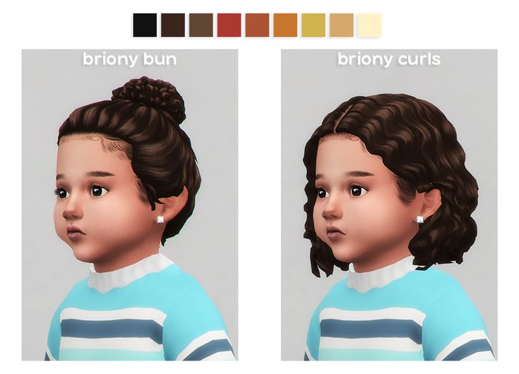 briony; two hairstyles for toddlers! | simgguk on Patreon Two Hairstyles, Toddler Hair Sims 4, Toddler Cc Sims 4, Hairstyles For Toddlers, Sims Baby, Die Sims 4, Sims 4 Cc Kids Clothing, Pelo Sims, Sims 4 Children