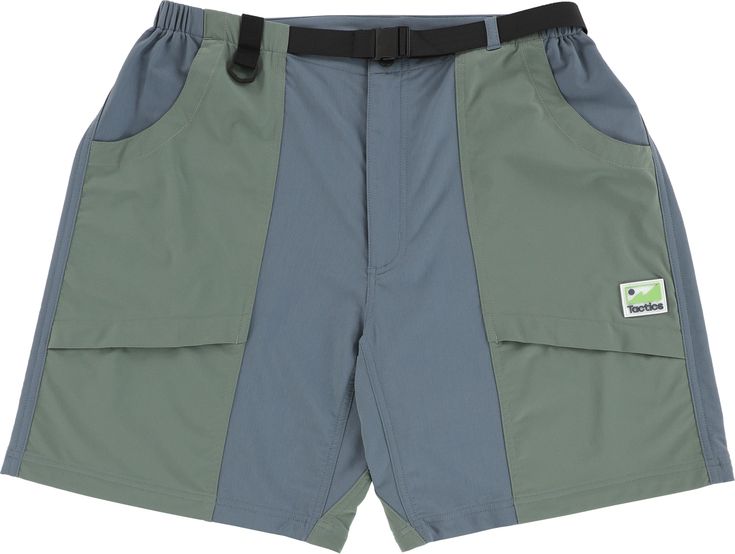 Go on your next adventure in the Tactics Cascadia Cargo Shorts. Built from upcycled fabrics, these mid-length shorts feature a standard fit, front hand pockets, rear right zip pocket, dual cargo pockets with velcro closure and built in stretchy webbing belt. Functional Cargo Pocket Shorts For Camping, Functional Cargo Shorts For Camping, Cargo Shorts With Pockets For Camping, Short Cargo Shorts With Pockets For Camping, Functional Green Cargo Shorts, Green Functional Cargo Shorts, Green Functional Shorts With Cargo Pockets, Green Cargo Shorts With Functional Pockets, Green Shorts With Pockets For Outdoor Activities