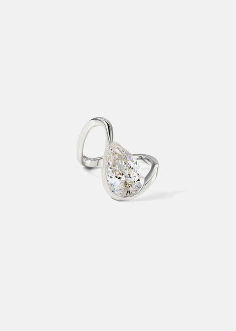 Pear Diamond Trace Ring Pear Cut Diamond, Diamond Settings, Pear Diamond, Pear Cut, Pear, Thing 1, Ring, Stone, Gold