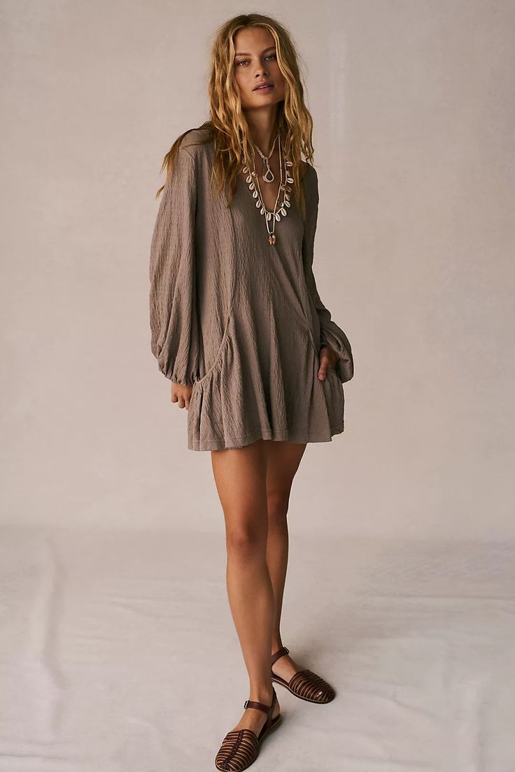 Bayside Mini | Free People Tights Boots, Boho Shift Dress, Picture Board, Boho Mini Dress, Tights And Boots, Mini Shift Dress, So Sweet, Drop Waist, Fashion Pictures