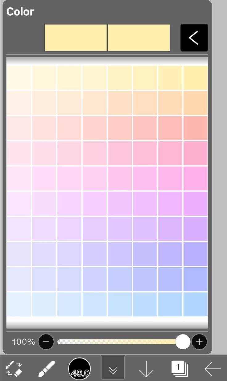 the color picker app for iphone is shown in this screenshoting screen shot