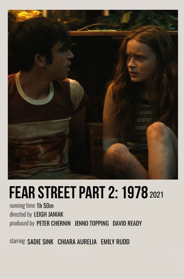 the poster for fear street part 2