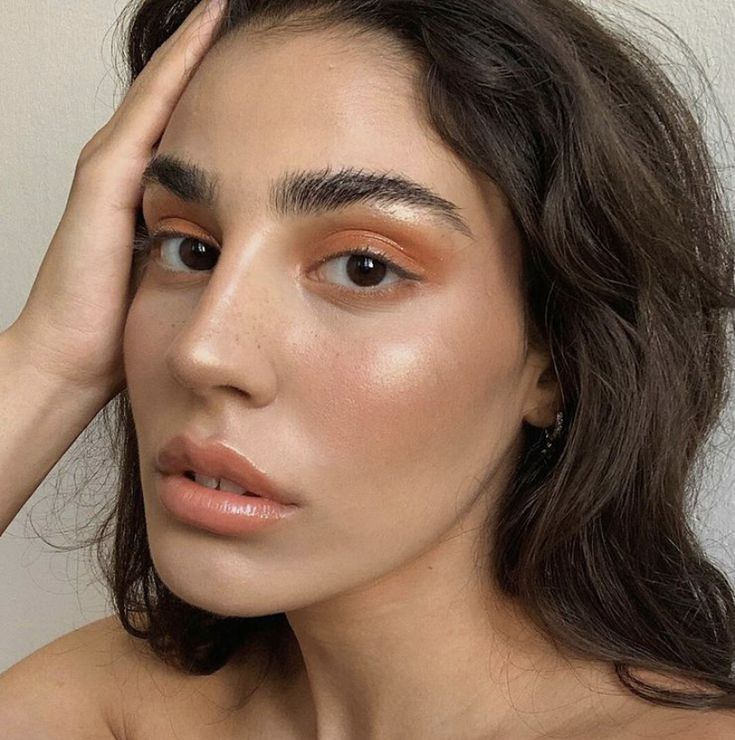 Orange Eyeshadow Looks, Orange Eye Makeup, Monochrome Makeup, Orange Eyeshadow, Orange Makeup, Summer Makeup Looks, Fall Makeup Looks, Brown Makeup, Summer Makeup