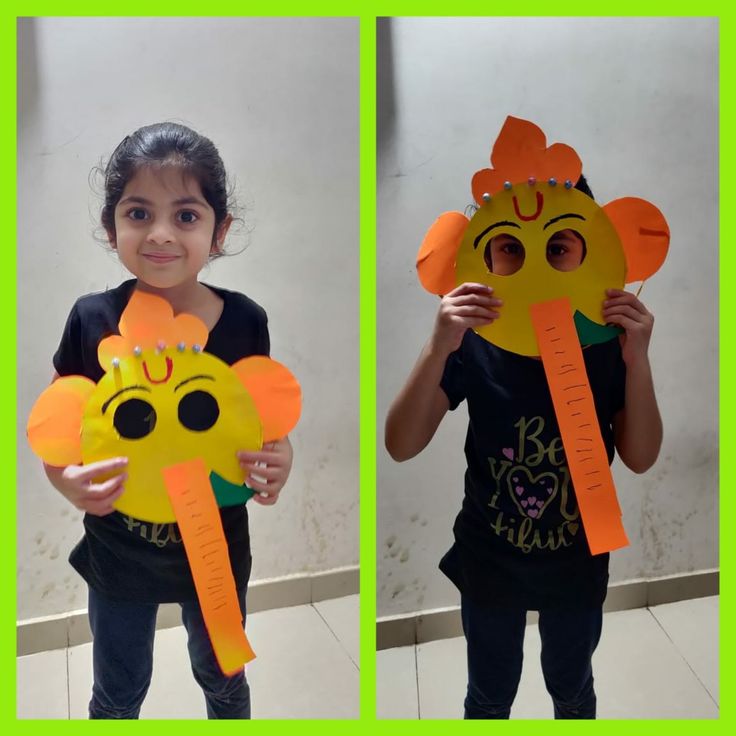 Ganesha Craft For Preschoolers, Ganesh Chaturthi Activity For Preschool, Ganesh Chaturthi Craft For Kids, Ganesh Chaturthi Activity For Kids, Ganesha Craft For Kids, Ganesha Craft, Ganpati Chaturthi, School Decorations Diy, September Planner