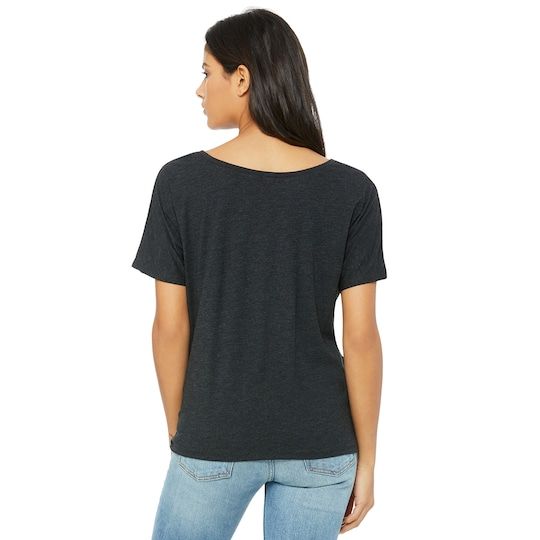 Find the BELLA+CANVAS® Slouchy Triblend Women's T-Shirt at Michaels. com. Designed to perfectly drape over a woman's body, this tee features a luxuriously soft poly viscose fabrication, a slouchy fit, a wide neckline that can be pulled off the shoulder. Designed to perfectly drape over a woman's body, this tee features a luxuriously soft poly viscose fabrication, a slouchy fit, a wide neckline that can be pulled off the shoulder, and short sleeves. Features: Available in multiple sizes and color Casual Dark Heather Short Sleeve T-shirt, Dark Heather Short Sleeve Casual T-shirt, Casual Dark Heather Cotton Top, Casual Pre-shrunk Heather Grey Tops, Heather Grey Relaxed Fit Pre-shrunk Top, One Tree Hill Shirts, Butterfly Skull, Slouchy Shirt, Unique Sweatshirt