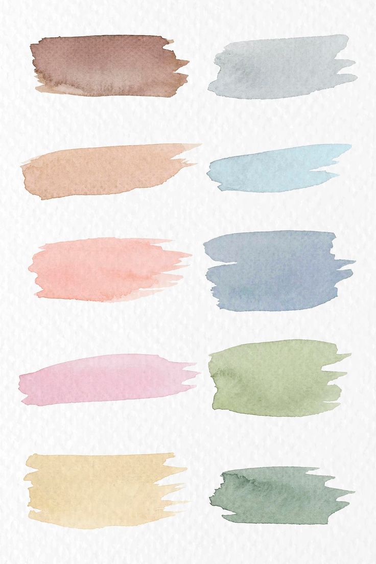 different shades of watercolor paint on white paper