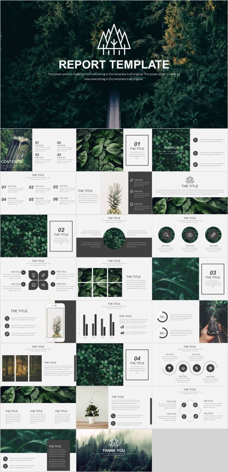 a bunch of different types of webpages with trees and bushes in the background