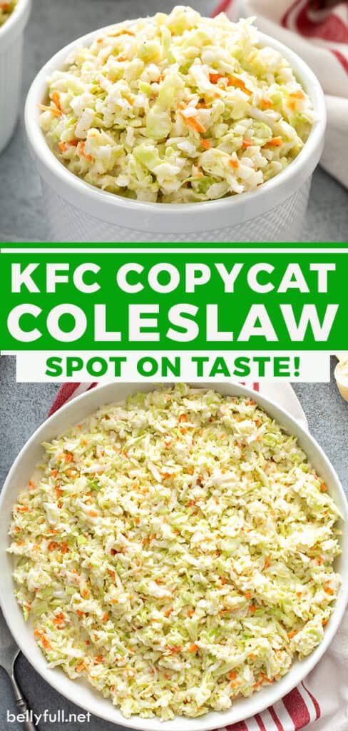 two bowls filled with coleslaw, carrots and celery next to each other