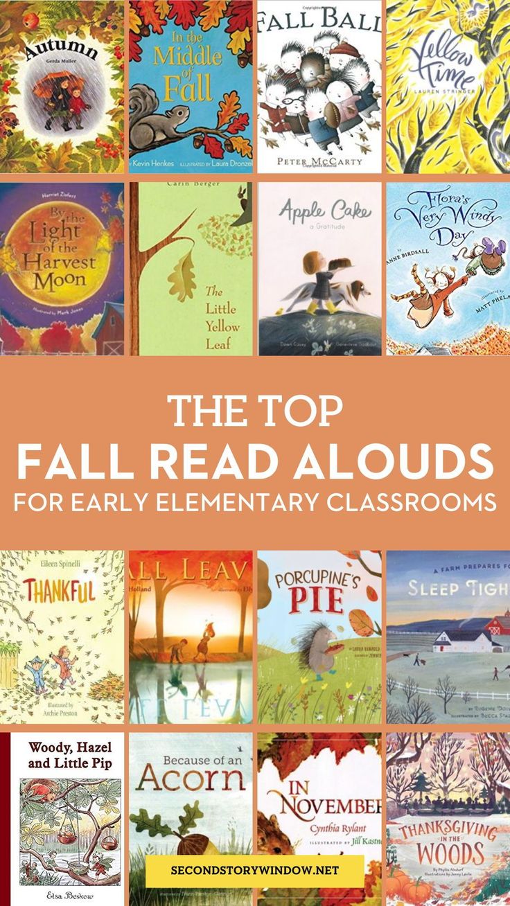 the top fall read alouds for early elementary classrooms