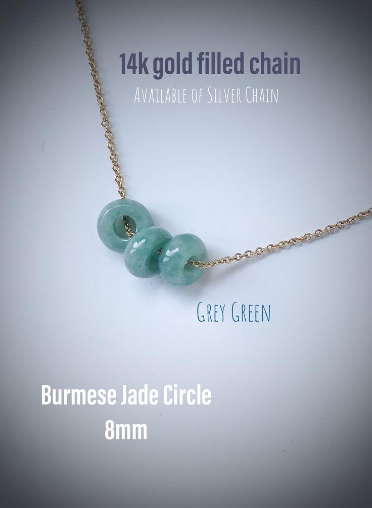 Adjustable Round Jade Necklaces, Elegant Round Jade Crystal Necklaces, Jade Crystal Necklace With Round Beads, Elegant Jade Necklace Round Shape, Green Jade Circle Necklace, Donut Ring, Gold Outfit, Jade Necklace, Jade Ring