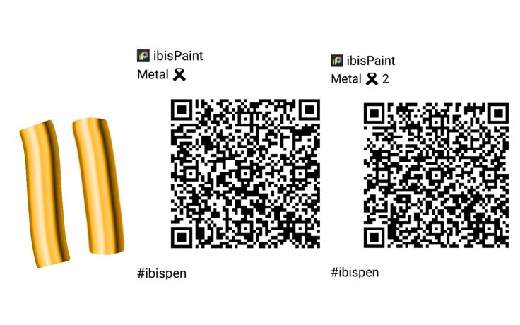 two gold bars are next to each other with qr code on them, and one bar has been cut into the shape of a rectangle