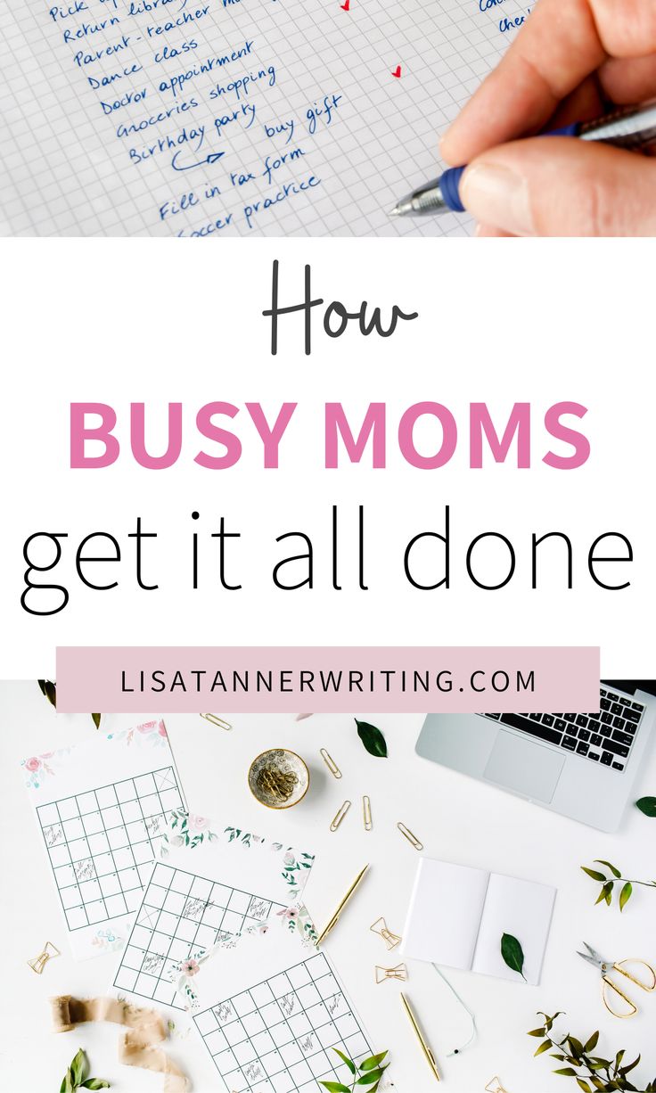 how busy moms get it all done with the help of handwriting and paper work