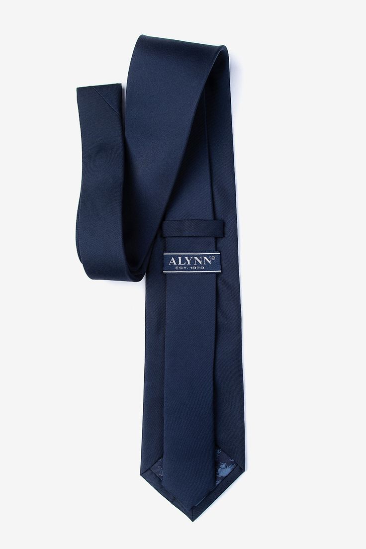 Navy Blue Tie Elegant Blue Tie For Business, Tailored Blue Formal Tie, Blue Tailored Ties For Business, Modern Standard Tie For Semi-formal Events, Modern Standard Tie For Semi-formal Occasions, Modern Fitted Ties For Formal Occasions, Elegant Blue Ties, Blue Formal Suit And Tie Accessories, Blue Standard Tie For Formal Suit