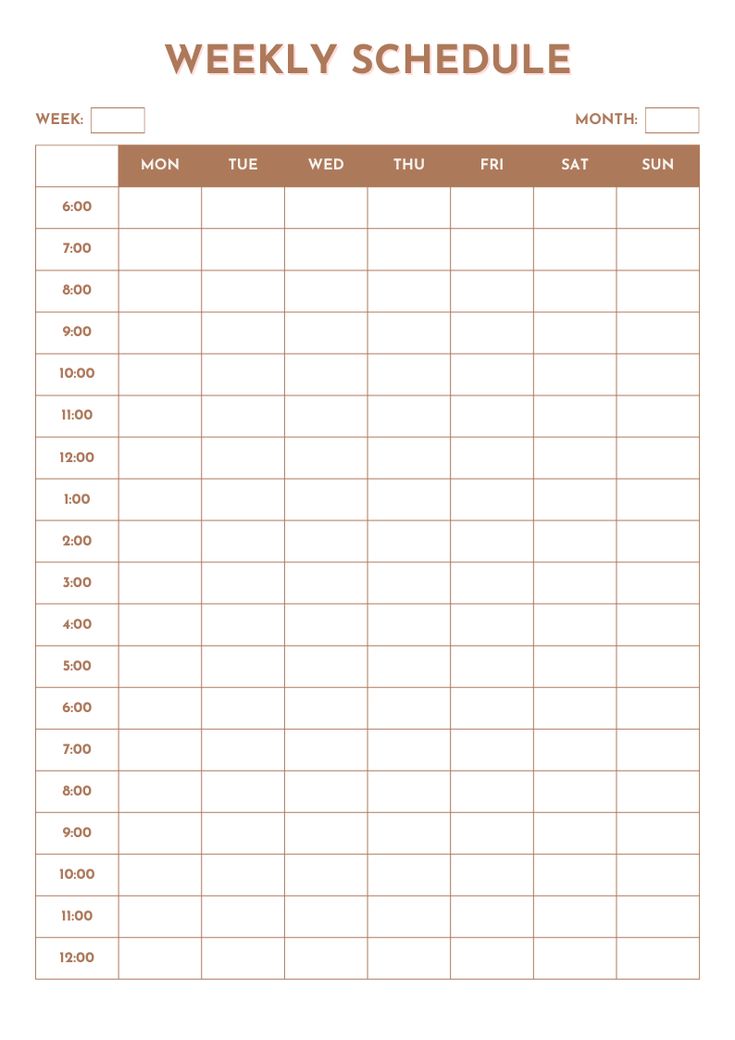 WEEKLY SCHEDULE PRINTABLE PLANNER PAGE | Weekly Printable Planner By  Patrick Rogers Weekly Schedule Printable Free, Schedule Printable Free, Weekly Schedule Printable, Vision Board Planner, Samsung Notes, Weekly Printable, Bullet Journal For Beginners, Study Planner Printable, Christmas Activity Book