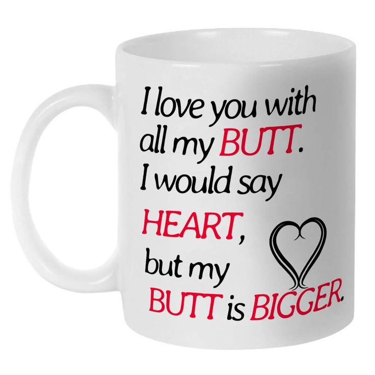 PRICES MAY VARY. ✅Butt Mug Size: Butt coffee mug is in 11oz, 300ml volume. It is the most suitable size for drinking in easy hand grip. ✅Funny Mugs Message: The message on the mug”I love you with all my butt. I would say heart, but my butt is bigger” is really funny and hilarious. ✅Girlfriend Gifts Boyfriend Gifts Quality Insurance: The mugs for boyfriend/girlfriend is double sides printing in durable and vibrant color with dishwasher and microwave proof! ✅Funny Coffee Mug Gifts Packing Box: 11o Gifts Fir Boyfriend, Creative Gifts For Boyfriend, Sweet Lover, Purple Gift, Best Friends Funny, Birthday Gifts For Husband, Unique Valentines, Funny Coffee Mug, Valentines Day Birthday