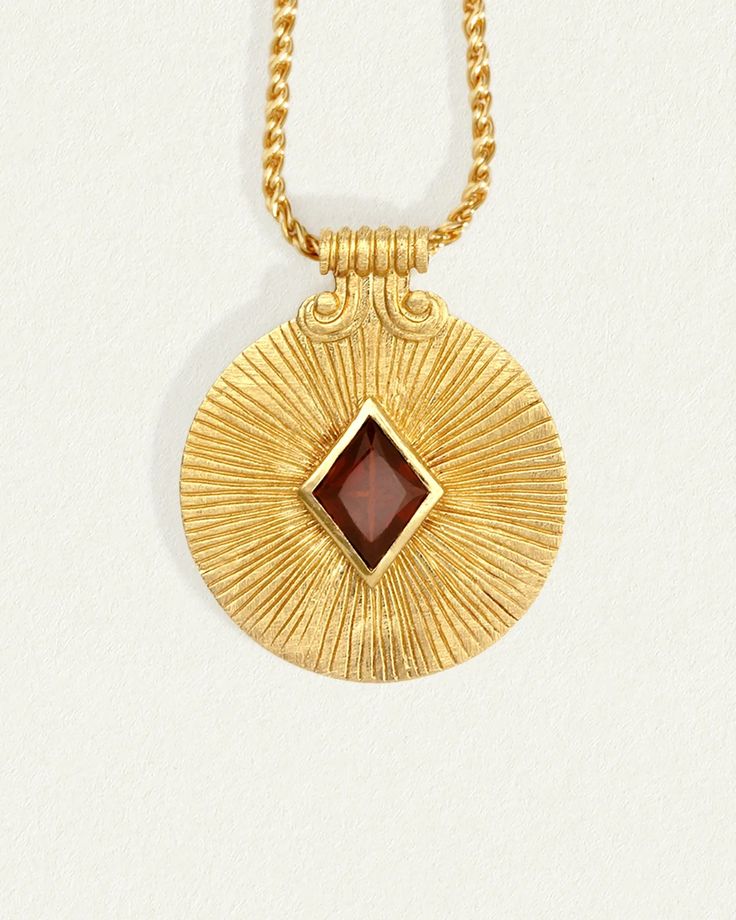 Sol Necklace Gold Vermeil – Temple of the Sun US Gold Vermeil Jewelry, Jewelry Drawing, Inner Light, Vermeil Jewelry, Diamond Shaped, Coin Necklace, The Energy, Necklace Gold, Diamond Shapes