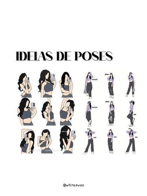 an image of a woman doing different poses