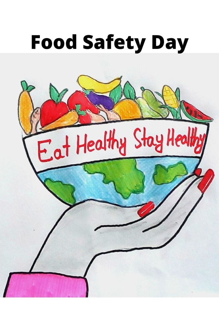 World Food Safety Day Poster Nutrition Day Poster Ideas, Food And Nutrition Drawing, World Food Safety Day Poster Drawing, You Are What You Eat Art, World Food Day Poster Drawing, Eat Healthy Stay Healthy Poster Drawing, Healthy Eating Poster Drawing, Food Safety Slogan, Healthy Food Project