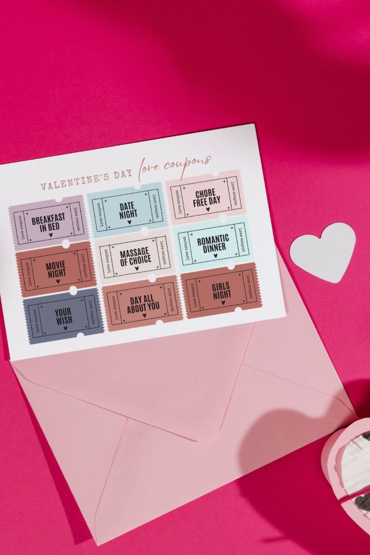 $2.50 Valentine's Days Coupons, Digital Prints, 2 Cards 18 coupons, Endless Printing. PDF Format Valentines Day Coupons, Printable Coupon Book, Valentines Coupons, Storytelling Photography, Love Coupons, Night Love, Free Day, Free Coupons, Coupon Book