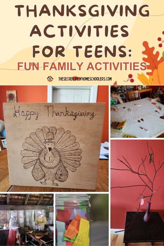 thanksgiving activities for teens fun family activities