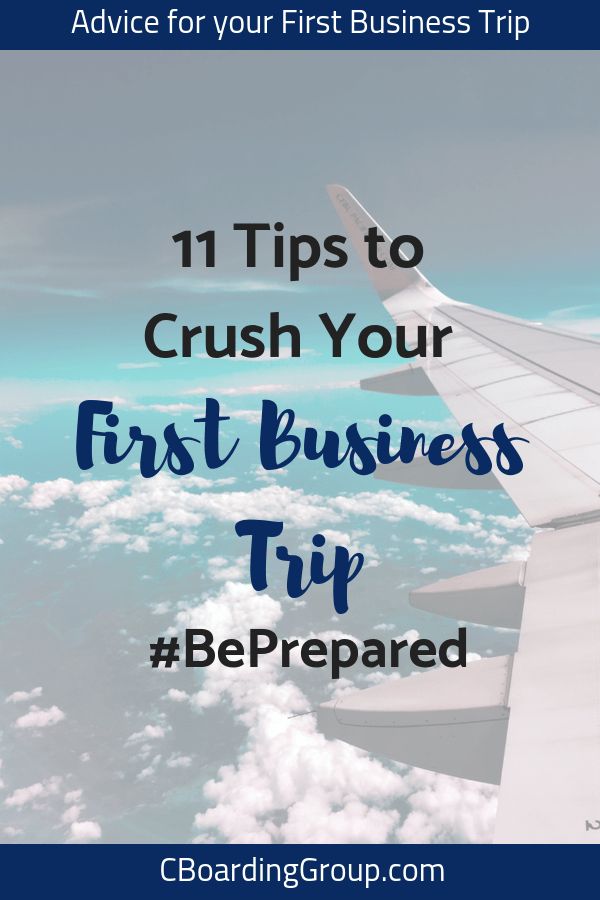 an airplane wing with the words 11 tips to crush your first business trip be prepared