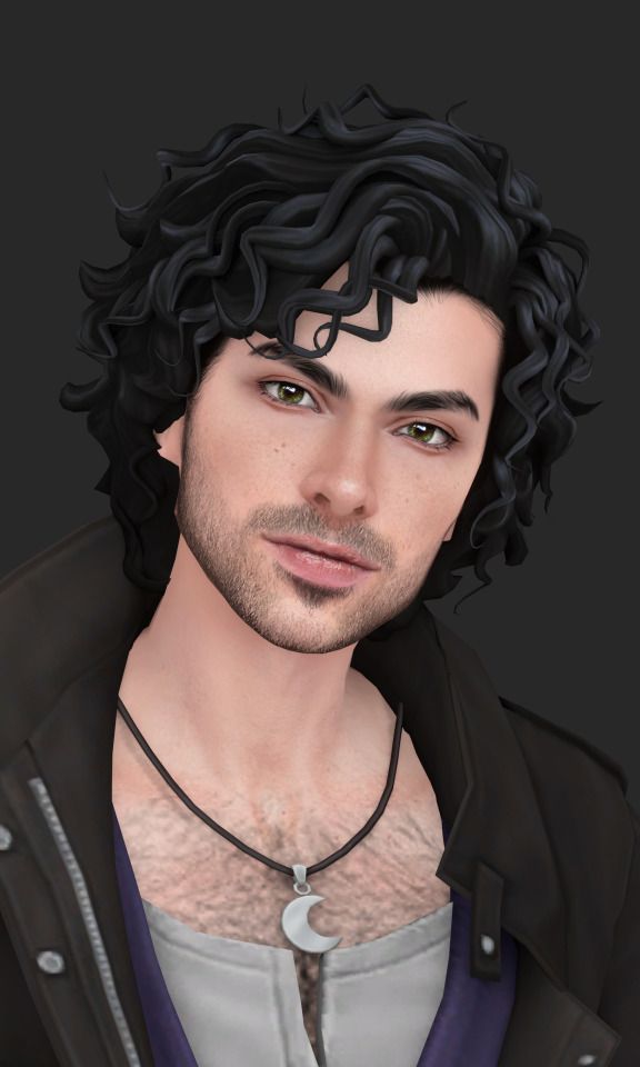 an image of a man with curly hair