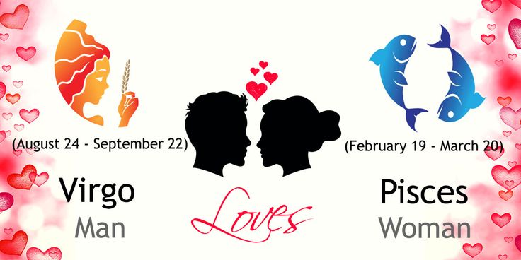 the poster for aquarius love's man and woman shows two silhouettes with hearts on them