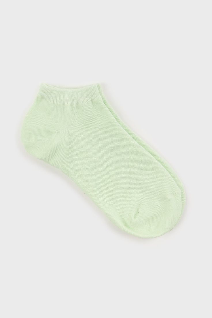 Mint green classic ankle socks Trendy Fitted Green Socks, Breathable Casual Socks For Spring, Sporty Stretch Socks For Summer, Comfortable Breathable Socks For Spring, Casual Stretch No-show Socks, Comfortable Casual Ankle-high Socks, Solid Color Fitted Casual Socks, Soft Comfortable Casual Socks, Casual Comfortable Soft Socks