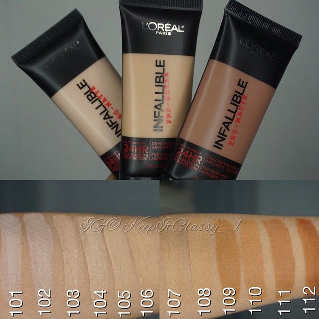 Mi canal, tu canal: Mi experiencia: INFALLIBLE PRO MATTE by LOREAL PARIS Loreal Infallible Foundation, Infallible Pro Matte Foundation, Loreal Paris Makeup, Infallible Pro Matte, Foundation Swatches, Loreal Infallible, Makeup Shades, Pinterest Makeup, Foundation Shades