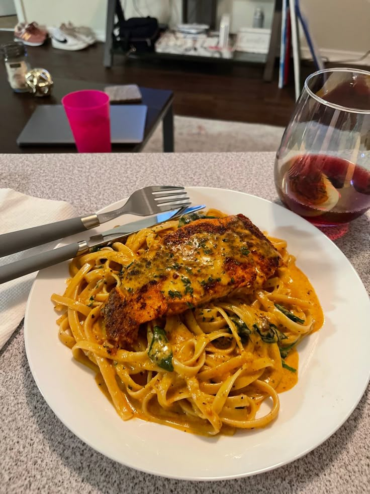 cajun food, cajun pasta, salmon and pasta, pan seared salmon Salmon Soul Food Dinner, Salmon Alfredo Pasta, Cajun Salmon Pasta, Salmon And Pasta, Pasta With Salmon, Salmon Food, Cajun Salmon, Cajun Pasta, Soul Food Dinner