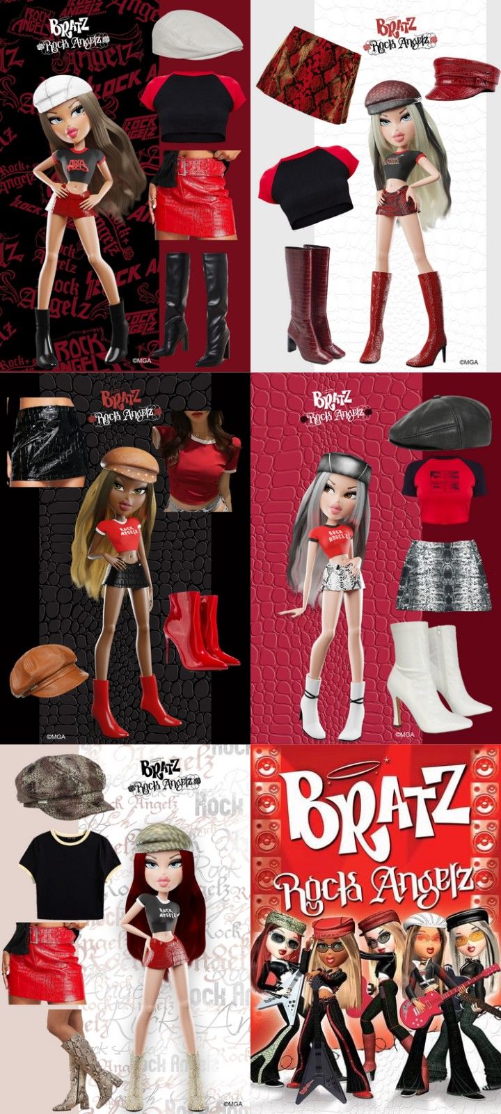 Brats Clothes Aesthetic, Iconic Barbie Halloween Outfits, Bratz Costume Inspiration, Bratz Movies Outfits, Bratz Doll Fashion Outfits, Sasha Inspired Outfits Bratz, Bratz Tv Show Outfits, Bratz Outfits Yasmin, Brats Vs Barbie Outfits