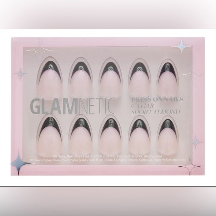 Nwt Glamnetic Press On Nails Nails Color Black, Press On Nails, Cute Dresses, Nail Colors, Black Pink, Women Accessories, Nails, Pink, Women Shopping