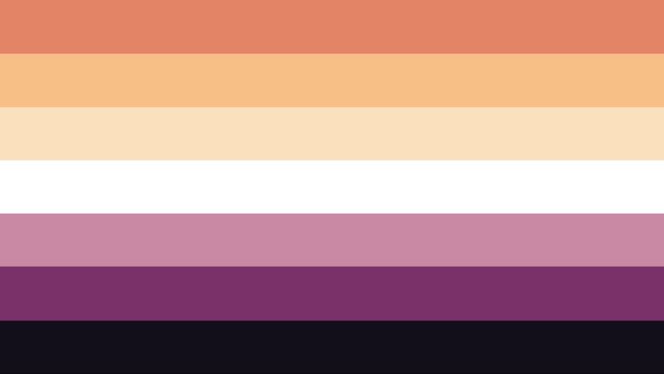 an image of the color palette in shades of orange, pink, yellow and purple