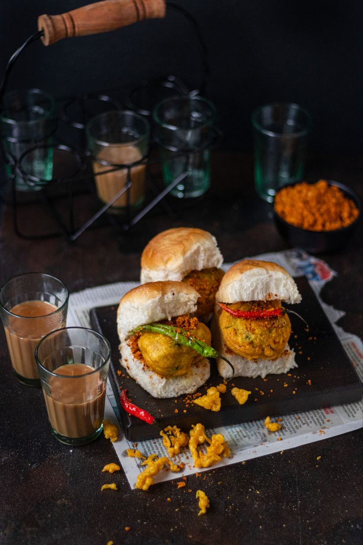 some food that is sitting on top of a table