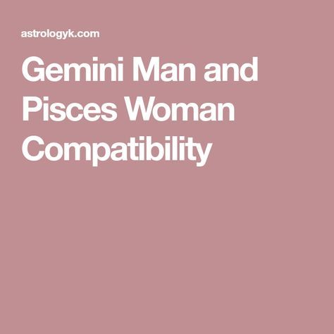 the title for the book genni man and pisces woman compabil