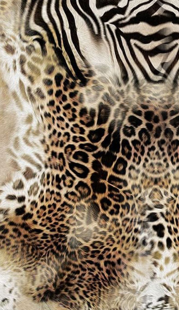 an animal print pattern is shown in this image