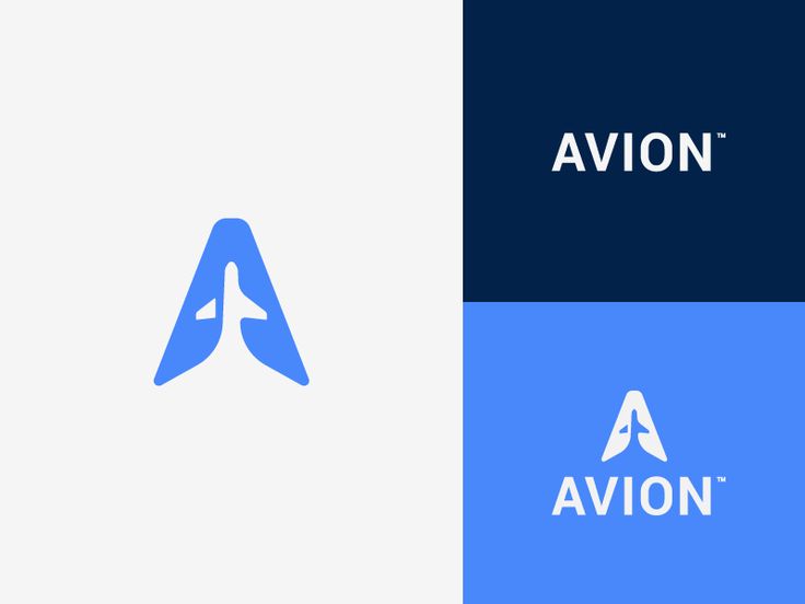 the logo for an aviation company, which has been designed to look like it is flying