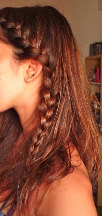 Side French Braids, Creative Hair, French Braid Hairstyles, Peinados Fáciles Para Cabello Corto, Penteado Cabelo Curto, Hozier, French Braid, Hairstyles For School, Aesthetic Hair