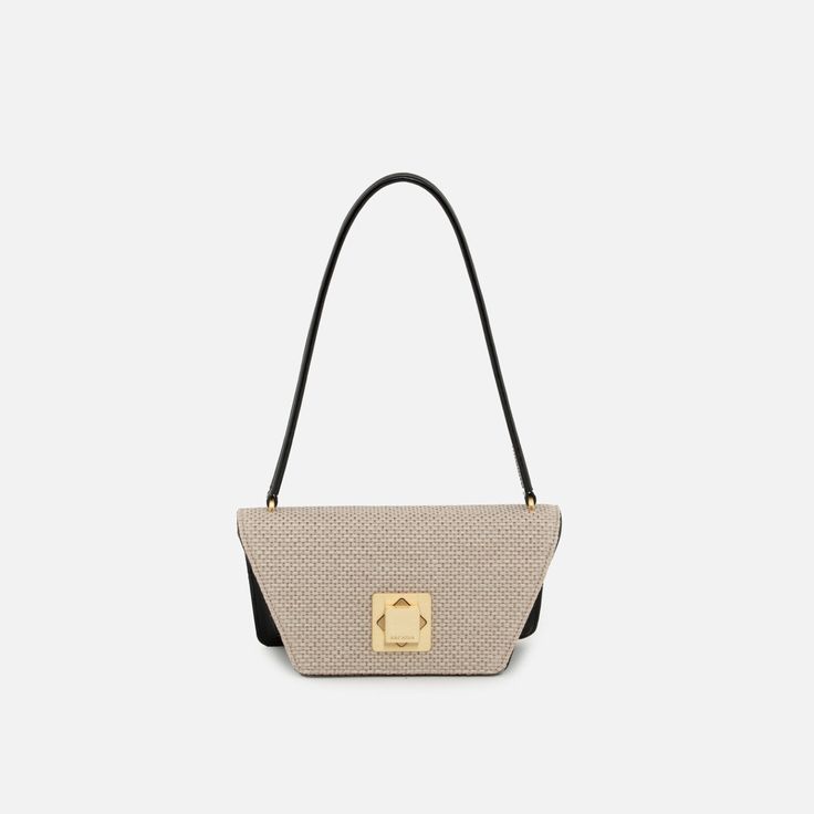 9019T-RAF-BEIGE_1 Trapeze Bag, Italian Leather Handbags, Bags Handmade, Evening Outfits, Leather Bags Handmade, Geometric Lines, Small Shoulder Bag, Leather Bags, Italian Leather