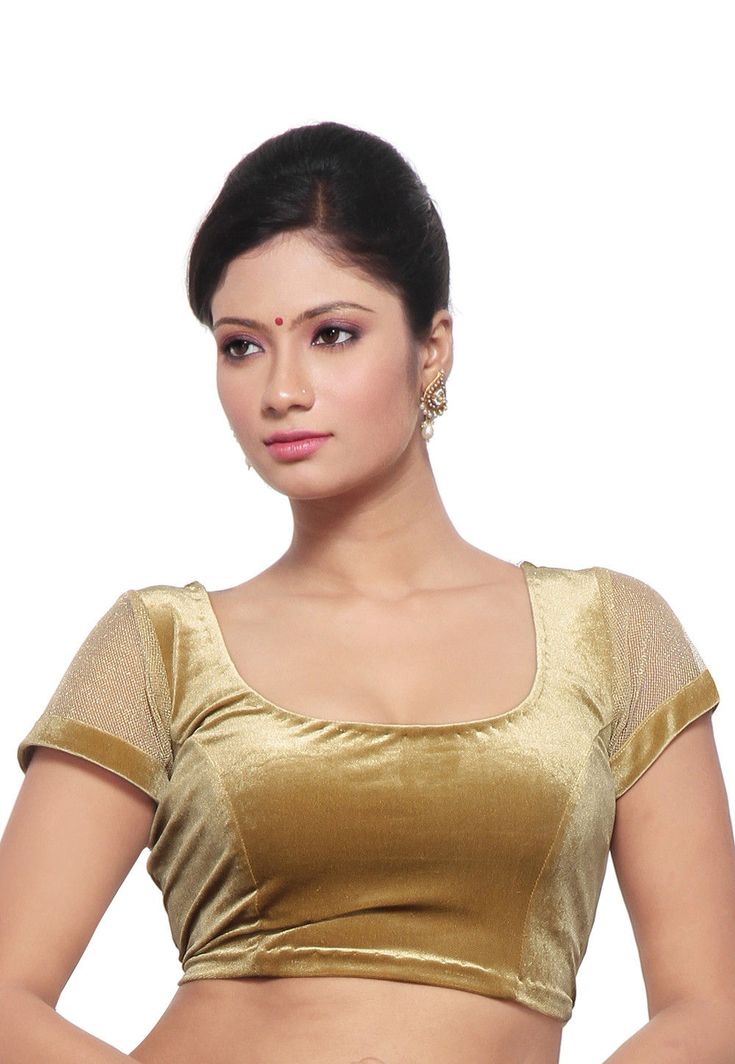 Deep Neck Blouse, Golden Blouse Designs, Gold Saree Blouse, Princess Cut Blouse, Golden Blouse, Net Blouse, Cut Blouse, Backless Blouse Designs, Hot Blouse